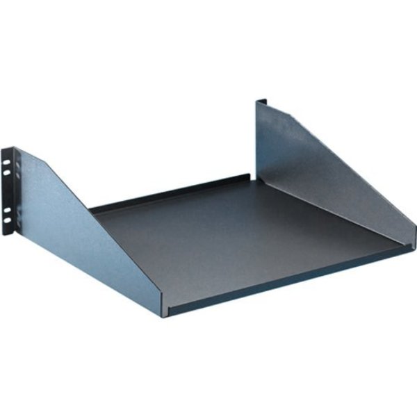 Middle Atlantic Products Equipment Shelf, 5.25 H x 17.25" W x 15.13" D, Black 60400405